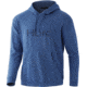 HUK Performance Fishing Logo Hoodie - Men's, Titanium Blue, XL, H1300075-428-XL