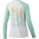 HUK Performance Fishing Marlin Palm Horizon Double Header - Womens, Beach Glass, S, H6120091-339-S