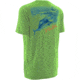 HUK Mens KScott On the Dredge Tee, Heather Neon Green H1000069HNGXXXL