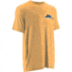 HUK Mens KScott On the Dredge Tee, Heather Orange H1000069HOGS