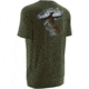 HUK Mens Kscott Striper Pursuit Tee, Heather Green H1000065HGNXXXL