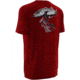 HUK Mens Kscott Striper Pursuit Tee, Heather Red H1000065HRDS