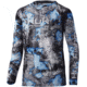 HUK Performance Fishing Mossy Oak Pursuit Fracture L/S Shirt - Kids, Mossy Oak Lightning, YXL, H7120063-991-YXL