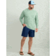 HUK Performance Fishing A1A Performance Crew - Mens, Fog Green, Medium, H1200575-315-M