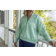 HUK Performance Fishing Bayside 1/2 Zip Hoodie - Womens, Seafoam Mist, Large, H6130030-366-L