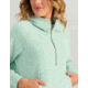 HUK Performance Fishing Bayside 1/2 Zip Hoodie - Womens, Seafoam Mist, Large, H6130030-366-L