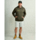 HUK Performance Fishing Cold Front Graphic Hoodie - Mens, Cyprs Lnd Hthr, Small, H1300102-378-S