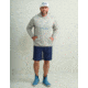 HUK Performance Fishing Cold Front Graphic Hoodie - Mens, Harbormist Hthr, Small, H1300102-054-S