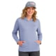 HUK Performance Fishing Coldfront Pullover Hoodie - Women's, Lghtng Sky Hthr, Extra Large, H6130023-463-XL
