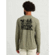 HUK Performance Fishing Drift Graphic Crew Shirt -Mens, Long Sleeve, Heather Moss, Small, H1200709-318-S