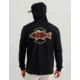 HUK Performance Fishing Huk Bass Apparel Hoodie Tee - Mens, Black, Medium, H1000580-001-M