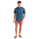 HUK Performance Fishing Kona Printed Short Sleeve Shirt - Men's, Navy, Small, H1500212-410-S