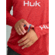 HUK Performance Fishing Icon Long Sleve Crew - Mens, Channel Marker, Medium, H1200573-624-M
