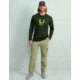 HUK Performance Fishing Icon Long Sleve Crew - Mens, Cypress Landing, Extra Large, H1200573-377-XL