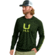 HUK Performance Fishing Icon Long Sleve Crew - Mens, Cypress Landing, Extra Large, H1200573-377-XL