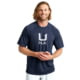 HUK Performance Fishing Icon Short Sleeve Performance Crew - Men's, Naval Academy, Extra Large, H1200572-413-XL