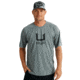 HUK Performance Fishing Icon Short Sleeve Performance Crew - Mens, Night Owl, Medium, H1200572-016-M