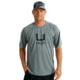 HUK Performance Fishing Icon Short Sleeve Performance Crew - Men's, Night Owl, Medium, H1200572-016-M