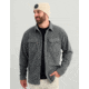 HUK Performance Fishing Jetty Shacket - Mens, Volc Ash Hthr, Small, H1300114-015-S