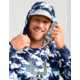 HUK Performance Fishing KC Print Icon Performance Crew - Mens, Marolina Blue, 2XL, H1200585-420-XXL