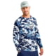 Open Box, Dealer Demo, HUK Performance Fishing KC Print Icon Performance Crew - Men's, Marolina Blue, Medium, H1200585-420-M