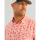 HUK Performance Fishing Kona Printed Short Sleeve Shirt - Mens, Channel Marker2, Extra Large, H1500212-625-XL
