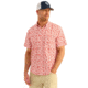 HUK Performance Fishing Kona Printed Short Sleeve Shirt - Mens, Channel Marker2, Extra Large, H1500212-625-XL