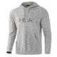 HUK Performance Fishing Logo Hoodie - Men's, Oyster, 2XL, H1300075-052-XXL