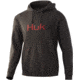 HUK Performance Fishing Logo Hoodie - Men's, Volcanic Ashf22, Extra Large, H1300075-017-XL
