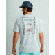 HUK Performance Fishing Raw Bar Tee - Mens, Harbor Mist, 2XL, H1000527-034-XXL