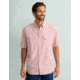 HUK Performance Fishing Tide Point Break Short Sleeve Minicheck Shirt - Mens, Scarlet Blaze, 3XL, H1500151-621-XXXL