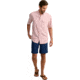 HUK Performance Fishing Tide Point Break Short Sleeve Minicheck Shirt - Mens, Scarlet Blaze, 3XL, H1500151-621-XXXL