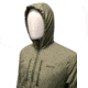 Huto Lifestyle Fuzzy Fleece Hoodie w/Nylon Outer Shell, Ranger Green, Large, FUZYFLCE-HDIE-RNGGRN-L