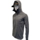 Huto Lifestyle Synthetic Mid-Weight Hoodie/Base Layer, Grey, Large, SYNTC-WGHT-HDIE-GRY-L