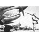 iCanvas A Chinese Soldier Guards A Line Of American P-40 Fighter Pla by Stocktrek Images Canvas Print, Multi, 18x12 TRK542-1PC3-18x12