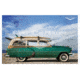 iCanvas 'Boss' - Beach Boys' 1950's Chevrolet DeLuxe Woodie Surfer W by Car Culture Canvas Print, Multi, 18x12 CCU29-1PC3-18x12