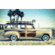 iCanvas 'Catch A Wave' - Beach Boys' Plymouth Woodie Wagon by Car Culture Canvas Print, Multi, 18x12 CCU32-1PC3-18x12