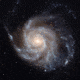 iCanvas The Pinwheel Galaxy, M101, by Stocktrek Images Canvas Print, Multi, 18x18 TRK1735-1PC3-18x18