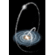 iCanvas Three Newly-Discovered Streams Arcing High Over The Milky Wa by Stocktrek Images Canvas Print, Multi, 18x12 TRK1746-1PC3-18x12