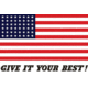 iCanvas War Propaganda Poster Featuring The American Flag by Stocktrek Images Canvas Print, Multi, 18x12 TRK127-1PC3-18x12
