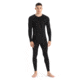 Icebreaker 200 Oasis Long Sleeve Crewe - Mens, Black, Extra Small, IB104365001XS