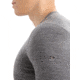 Icebreaker Merino 200 Oasis LS Crewe - Men's, Gritstone Heather, Large, IB104365013L