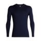 Icebreaker 200 Oasis Long Sleeve Crewe - Mens, Midnight Navy, Large, IB104365401L