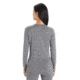 Icebreaker 200 Oasis Long Sleeve Crewe - Womens, Gritstone Heather, Extra Small, IB104375013XS