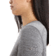 Icebreaker 200 Oasis Long Sleeve Crewe - Womens, Gritstone Heather, Extra Small, IB104375013XS