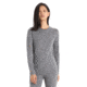 Icebreaker 200 Oasis Long Sleeve Crewe - Womens, Gritstone Heather, Extra Small, IB104375013XS