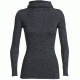 Icebreaker Affinity Thermo Hooded Pullover - Women's-Jet Heather-Medium