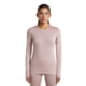 Icebreaker Merino 260 Tech Long Sleeve Crewe Top - Women's, Pink Quartz, Large, IB1043870LH100L000