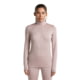 Icebreaker Merino 260 Tech Long Sleeve Half Zip Thermal Top - Women's, Pink Quartz, Extra Large, IBB043900LH10XL000