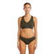 Icebreaker Merino Blend 125 Cool-Lite Sprite Racerback Bra - Women's, Dark Loden, Small, IB0A57240L1S